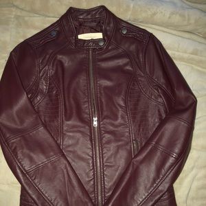 Hollister “leather” jacket